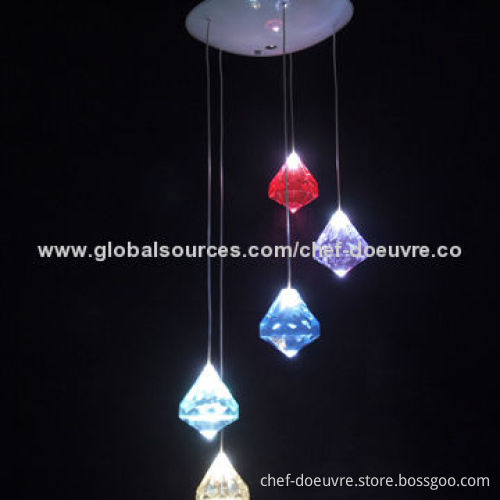 Battery Operated Diamond Hanging UFO with LED